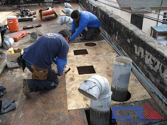 Flat Roof Commercial Roofing Los Angeles