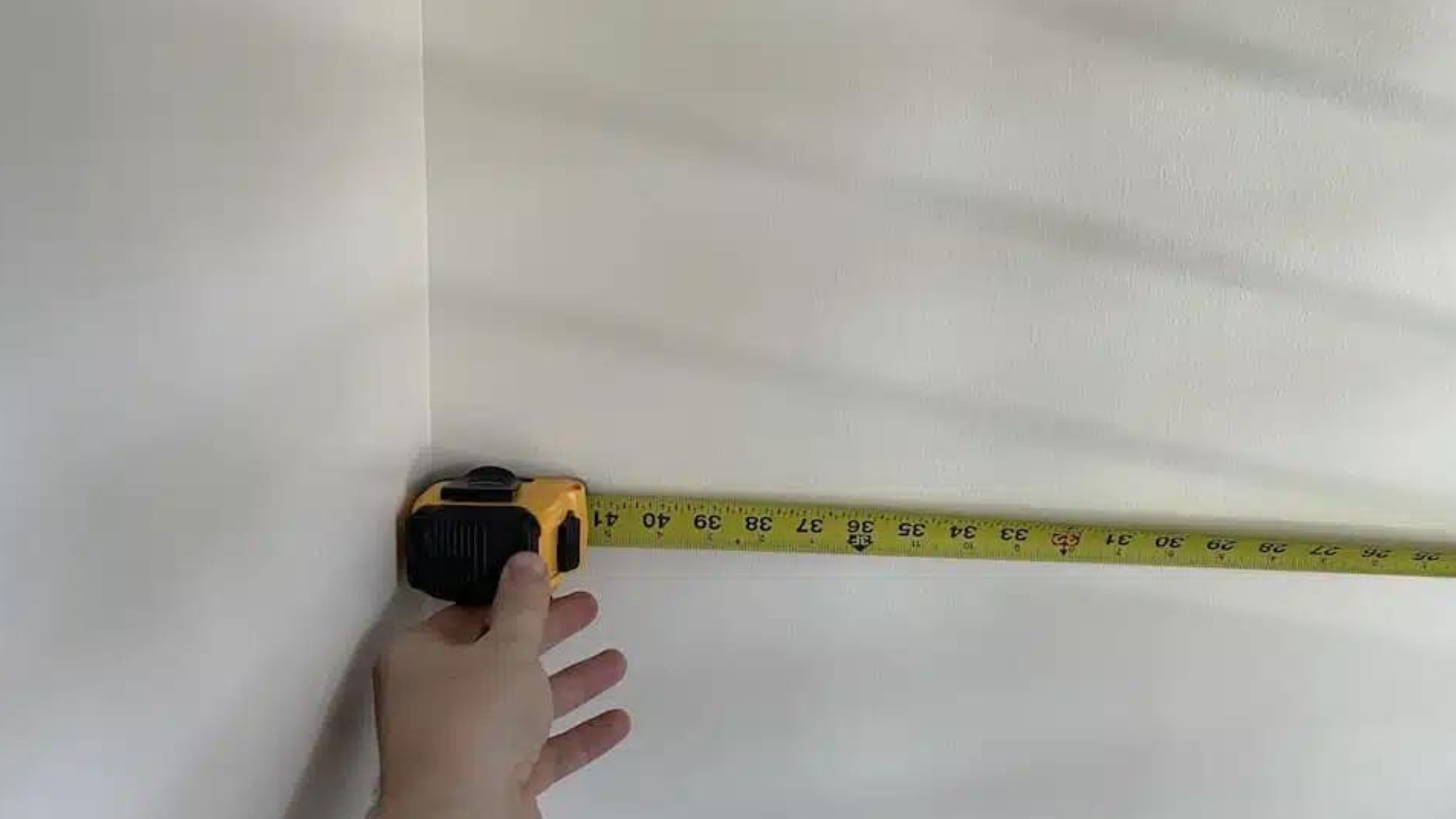 Measuring wall to ceiling